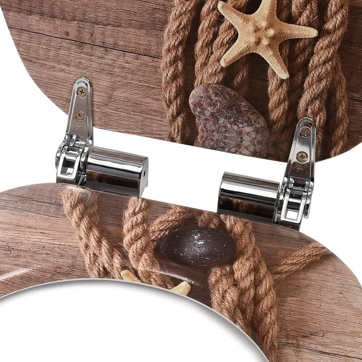 WC Sitz Doppelte Absenkautomatik Toilettendeckel mit Absenkautomatik Toilettensitz passend für alle