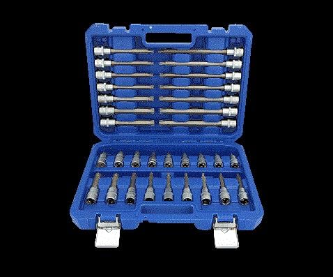 BRILLIANT TOOLS BT022032 1/2" Bit-Stecknuss-Satz, 32-tlg, RIBE Profil [Powered by KS TOOLS] 32-tlg.