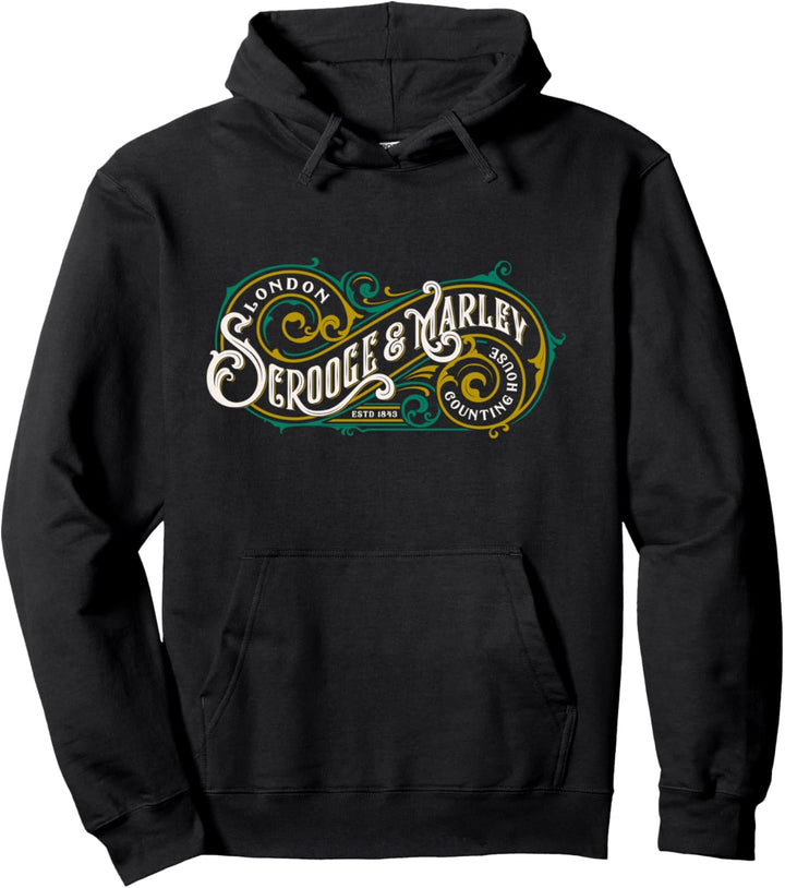 Scrooge und Marley Zählen Haus Weihnachtslied Vintage Pullover Hoodie