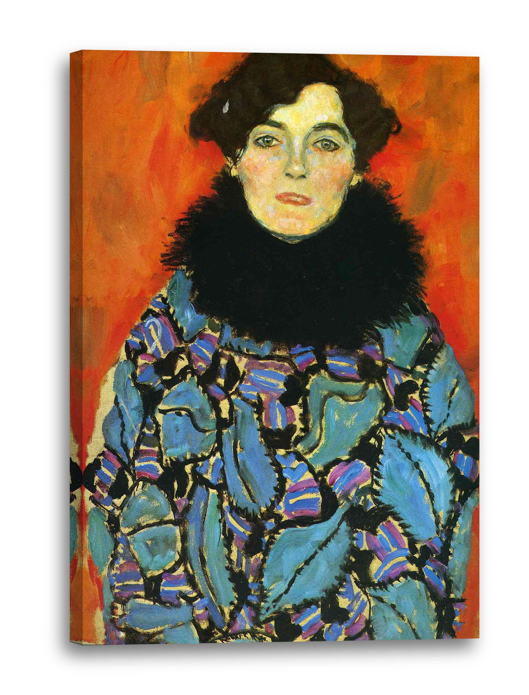 Printed Paintings Leinwand (80x120cm): Gustav Klimt - Johanna Staude (1918) 80x120 cm, 80x120 cm