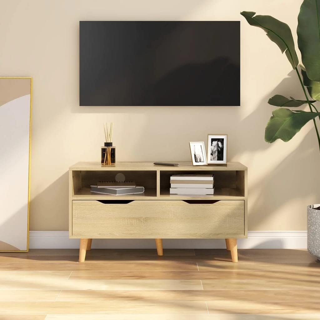 vidaXL TV Schrank mit Stauraum Lowboard TV Möbel Tisch Board Sideboard Fernsehtisch Fernsehschrank H