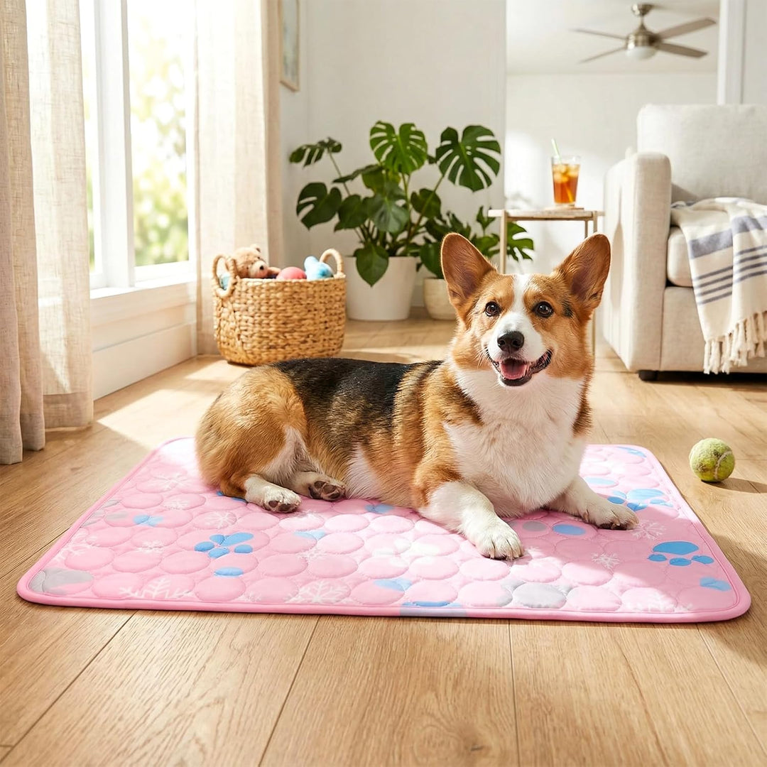 Kühlmatten Hunde, Kühltdecke für Hunde, Hundedecke Sommer für Haustiere, Washbares Haustier Kühlmatt