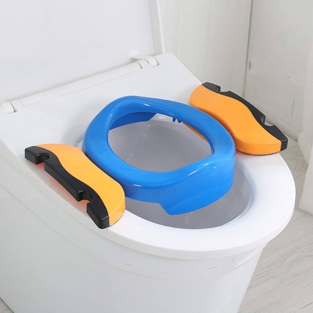 Faltbare Toilettensitze für Kinder/Baby, Tragbarer Reise WC Sitz, kinder-toilettensitz mit anti-ruts