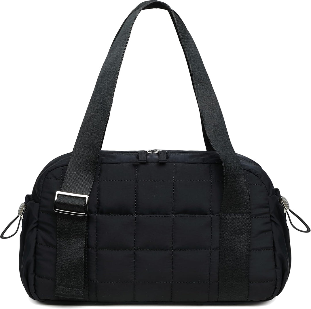 LEDAOU Mini Sporttasche für Damen, Kleiner gepolsterter Turnbeutel mit Nassfach und Münztasche, Leic