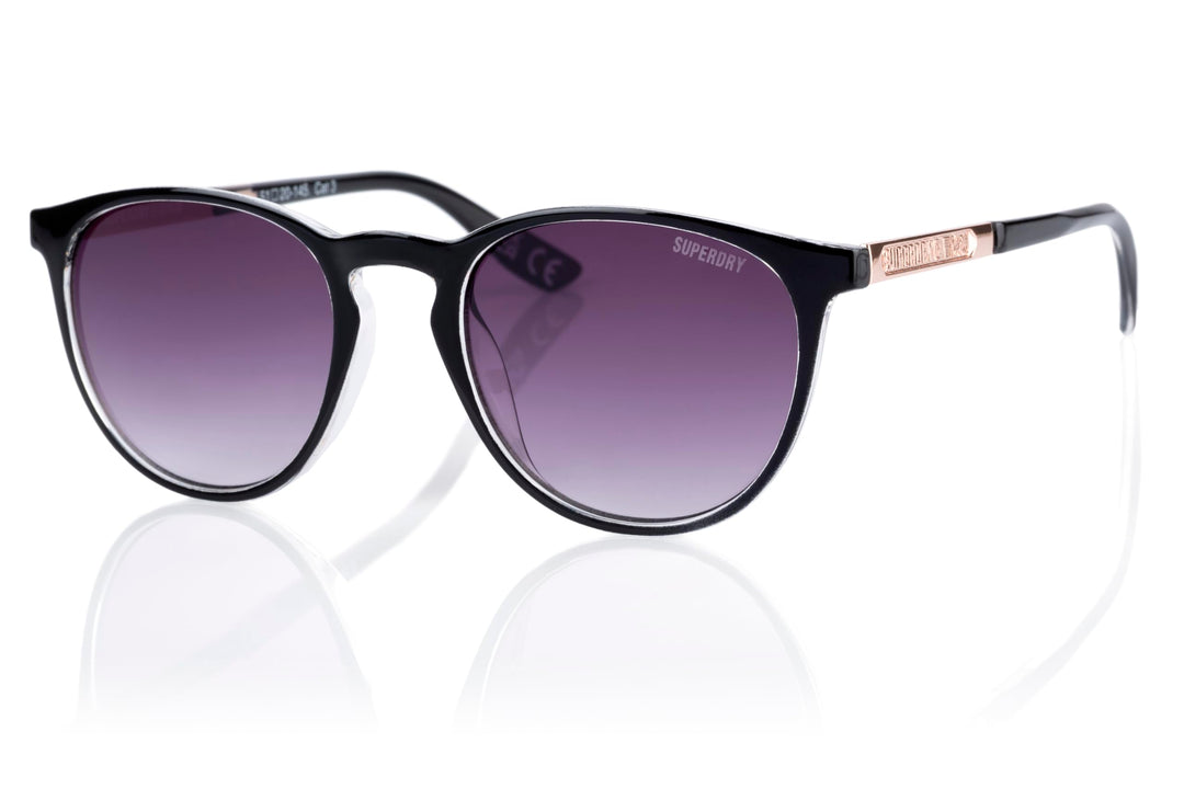 Superdry Vintage Suika Sunglasses - Black / Crystal