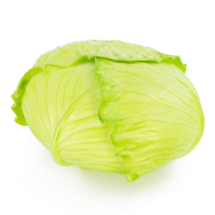 artplants.de Kunstgemüse Kohl, hellgrün, 10cm, Ø 17cm - Künstliches Obst - Deko Gemüse