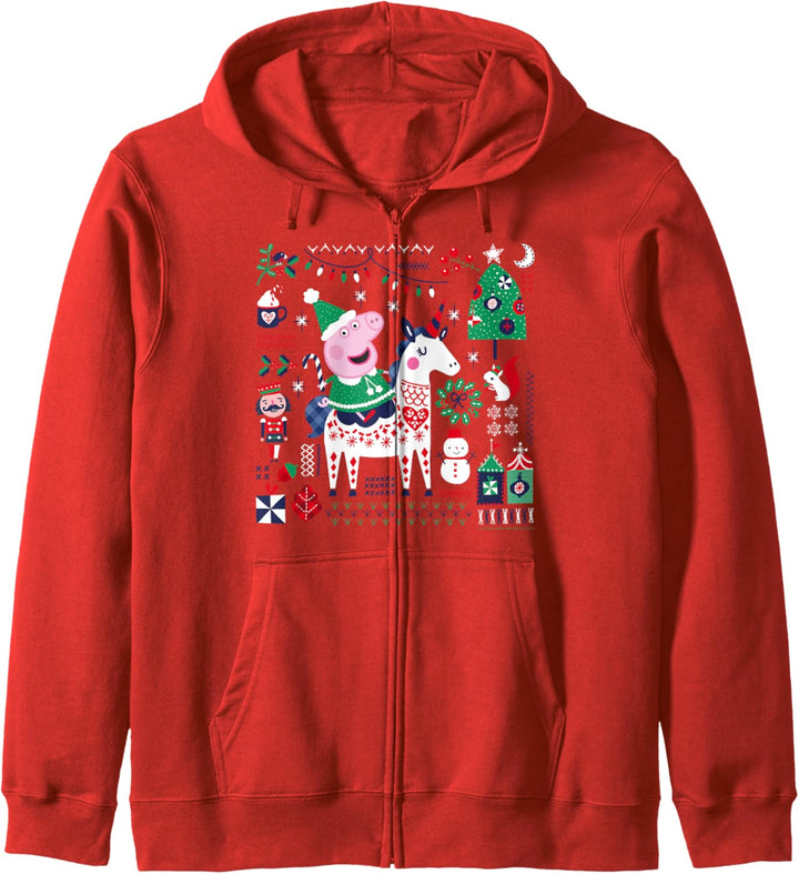 Peppa Pig Christmas Horse Kapuzenjacke