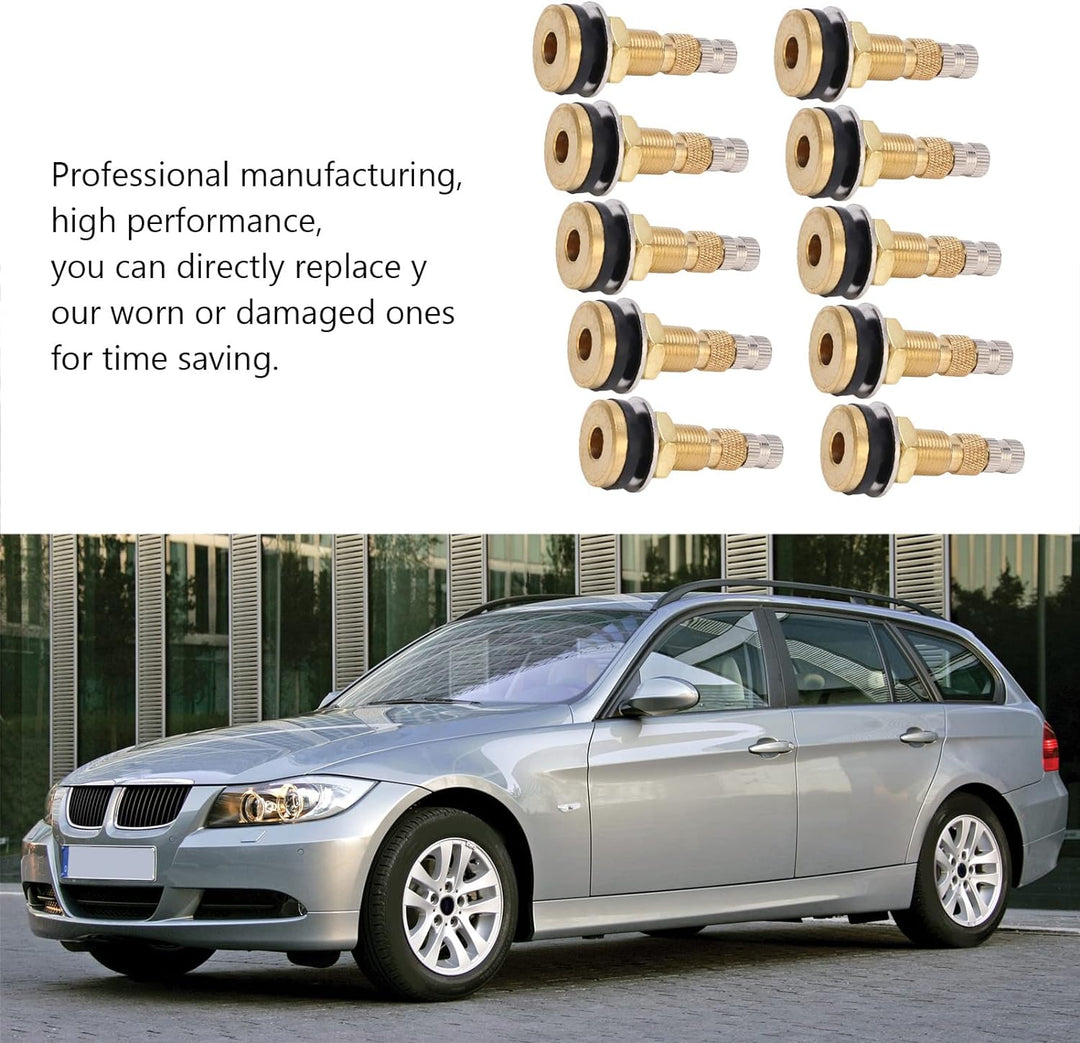 BOROCO 10pcs 1 7/8in TR618A Luft Flüssigkeit Wasser Tubeless Reifenventil Vorbauten für Traktor 0.62