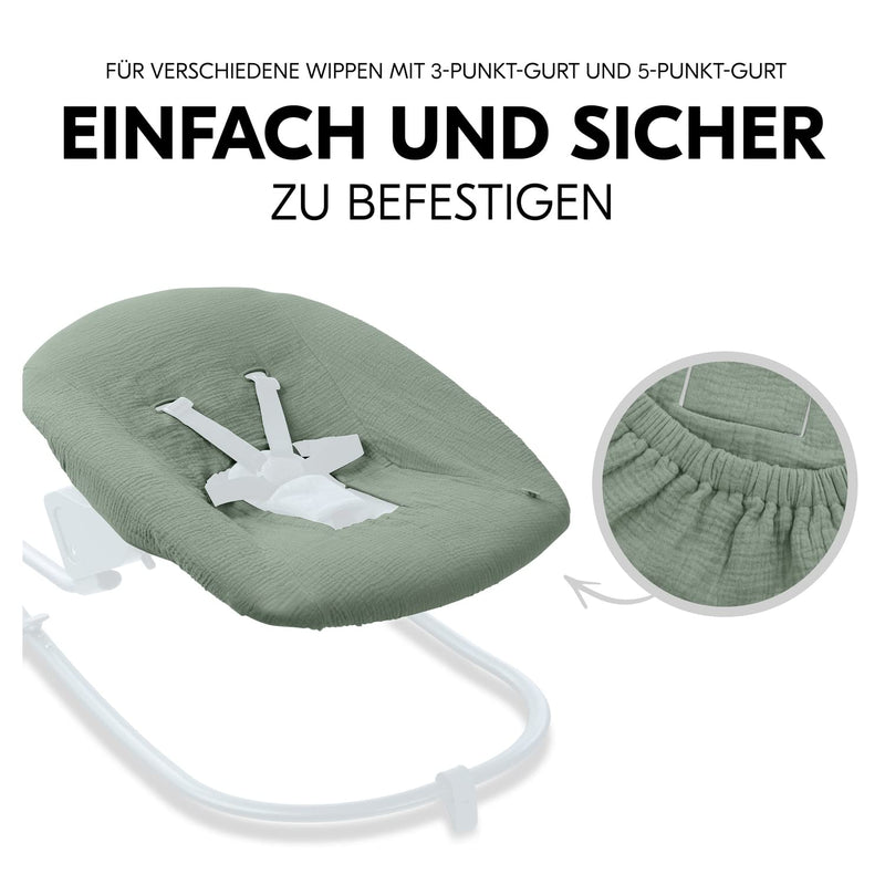 Hauck Schonbezug für Babywippen und Newborn Aufsätze Alpha Bouncer Premium, Alpha Newborn Set Plus,