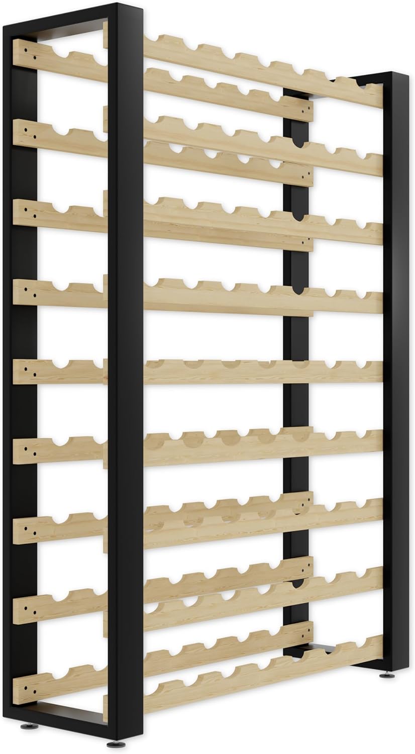 Lenmar Serie RW Weinregal aus Holz für Flaschen, LOFT, Flaschen, Wein, Flaschenregal, Kellerregal, R