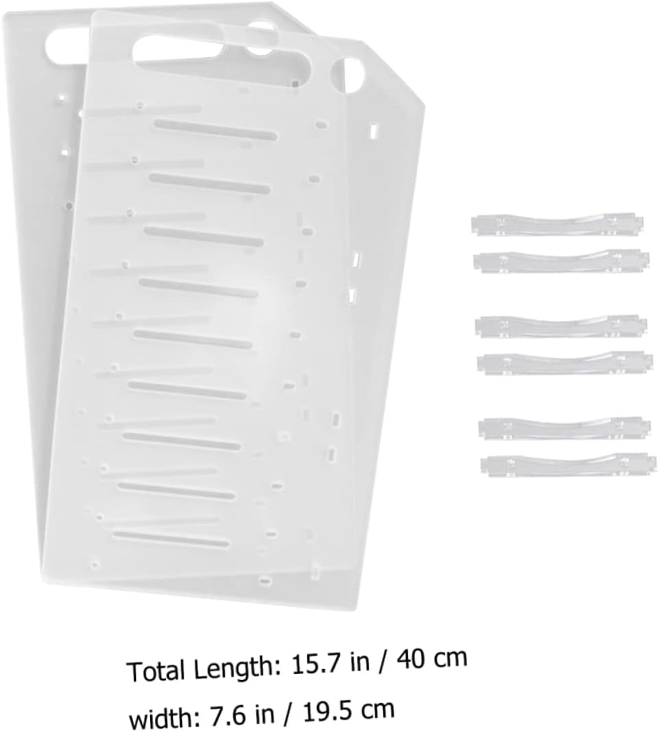 DOITOOL Transparenter DIY Hard Drive Bracket Mehrschichtiger Mechanischer Festplattenrahmen Praktisc