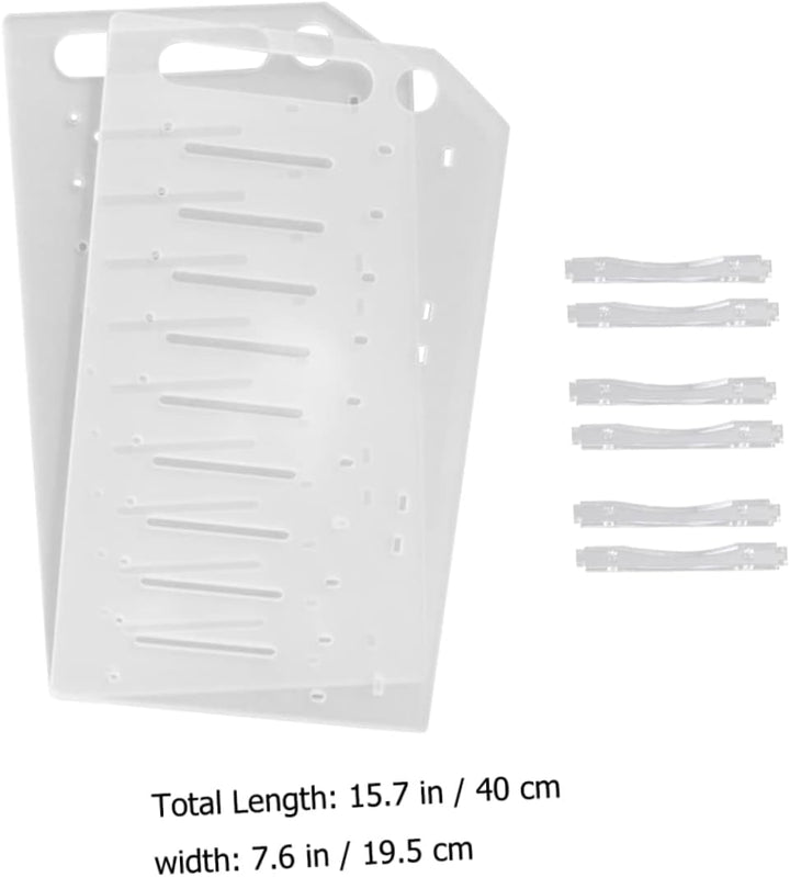 DOITOOL Transparenter DIY Hard Drive Bracket Mehrschichtiger Mechanischer Festplattenrahmen Praktisc