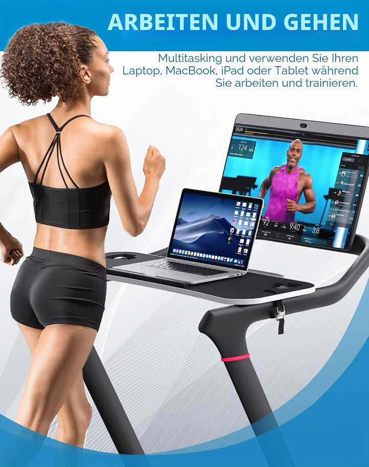 Laufband-Schreibtisch für Peloton - 36 Zoll Laptop Halter Mit Schutzschutz, Ergonomischer Tisch für