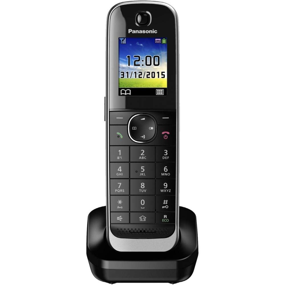Panasonic KX-TGJA30EXB Mobilteil inkl. Ladeschale, Schwarz Single, Single