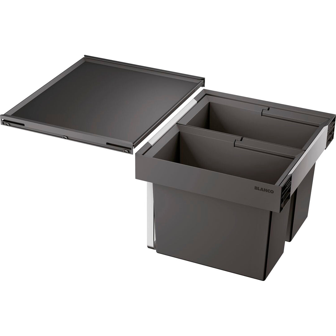 BLANCO FLEXON II 50/2 | Abfall Müllsystem | für 50 cm breite Unterschränke | System zum Einbau in Sc