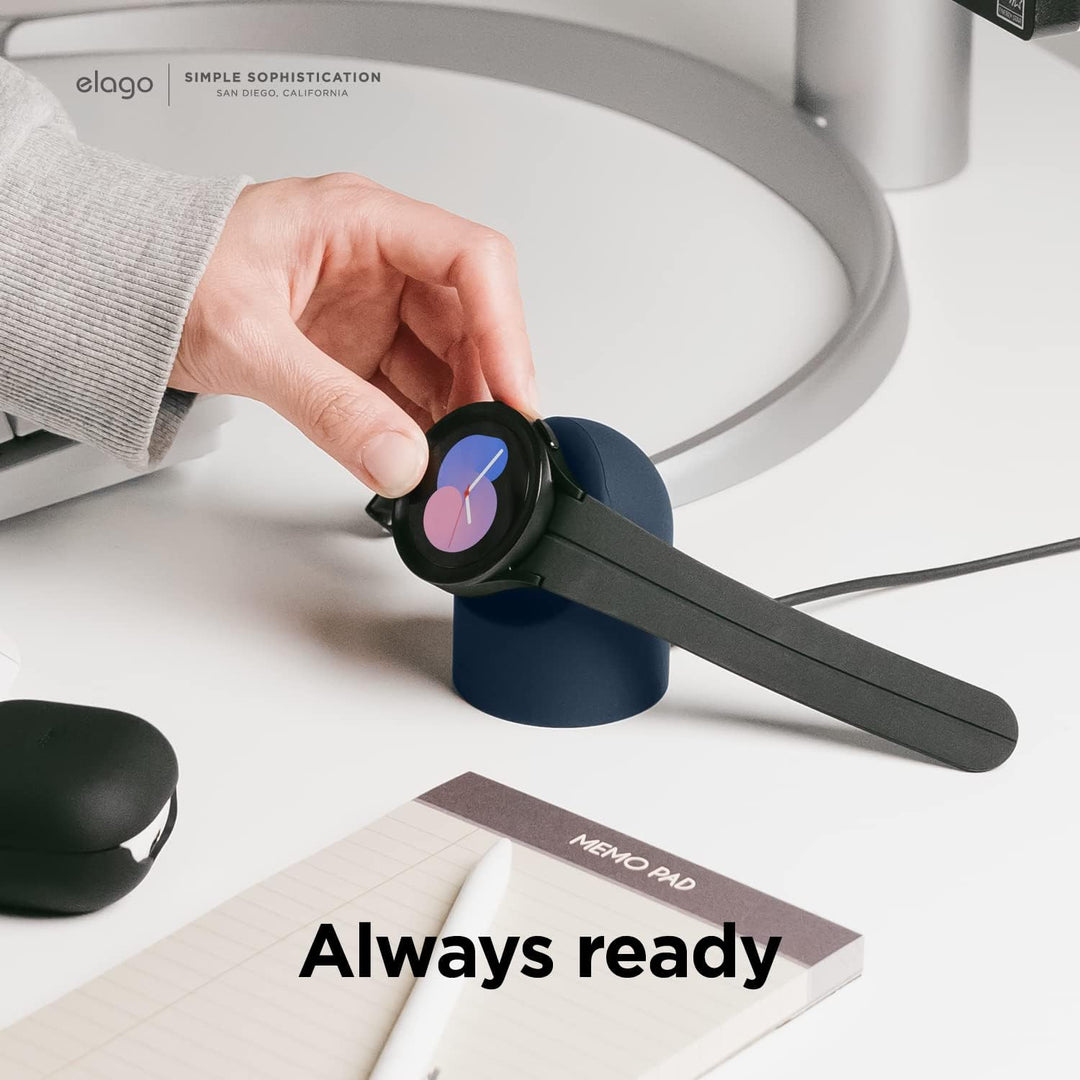 elago Ladestation für Samsung Galaxy Watch 8/8 Classic/7/Ultra/6/6 Classic/5/5 Pro [40/43/44/45/47mm