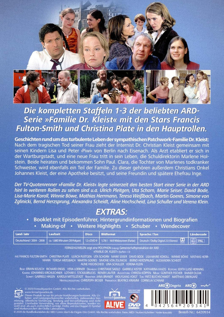 Familie Dr. Kleist - Die kompletten Staffeln 1-3 (Folgen 1-39) [12 DVDs], DVD