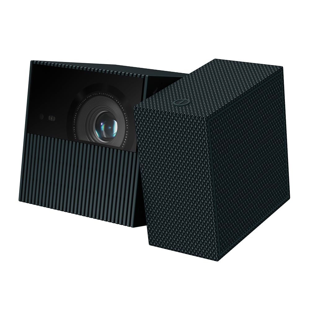 TCL PlayCube 1080P Full-HD DLP-Projektor, Tragbarer GTV-Projektor mit Netflix-Zertifizierung, 750 IS