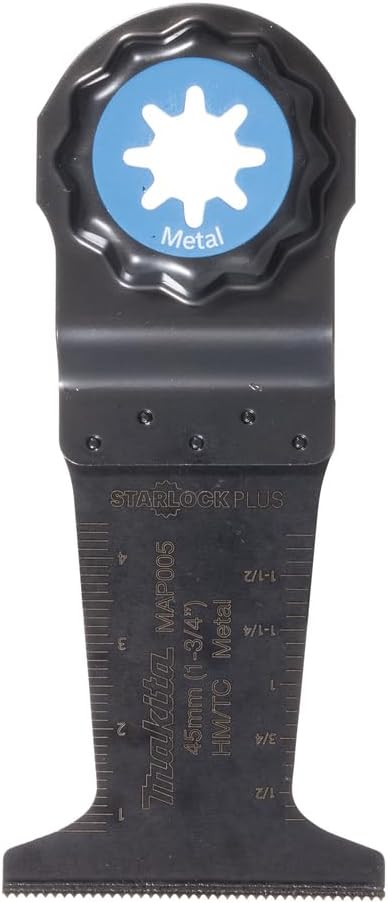 Makita B-66363 Starlock Plus HM/TC Tauchsägeblatt 45 mm MAP005 metal, für Metall, Edelstahl, Fibergl