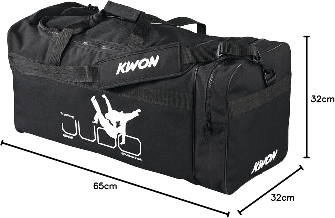 Kwon Trainingstasche Judo, schwarz, 48 x 24cm, 5016001 65 x 32 x 32cm Schwarz, 65 x 32 x 32cm Schwar