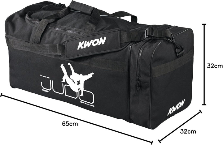 Kwon Trainingstasche Judo, schwarz, 48 x 24cm, 5016001 65 x 32 x 32cm Schwarz, 65 x 32 x 32cm Schwar