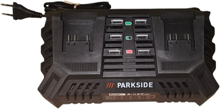 Parkside 20 V Akku-Doppelladegerät PDSLG 20 B1, 2 x 4,5 A