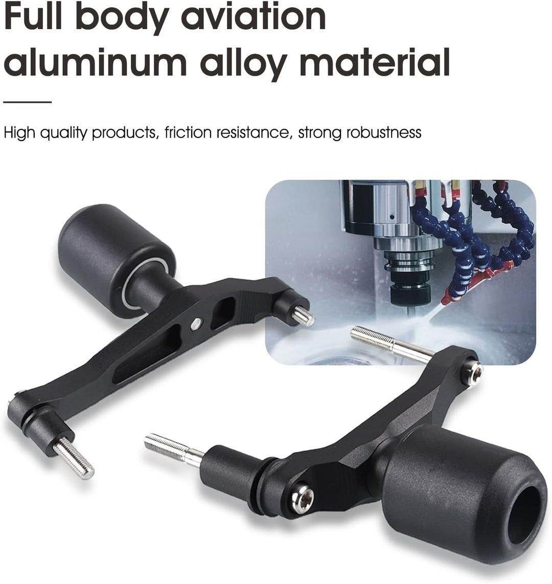 MOLONG Motorräder Sturzschutz Sturzpads Crashpads Frame Sliders für Trident 660 2021 2022 Tiger Spor