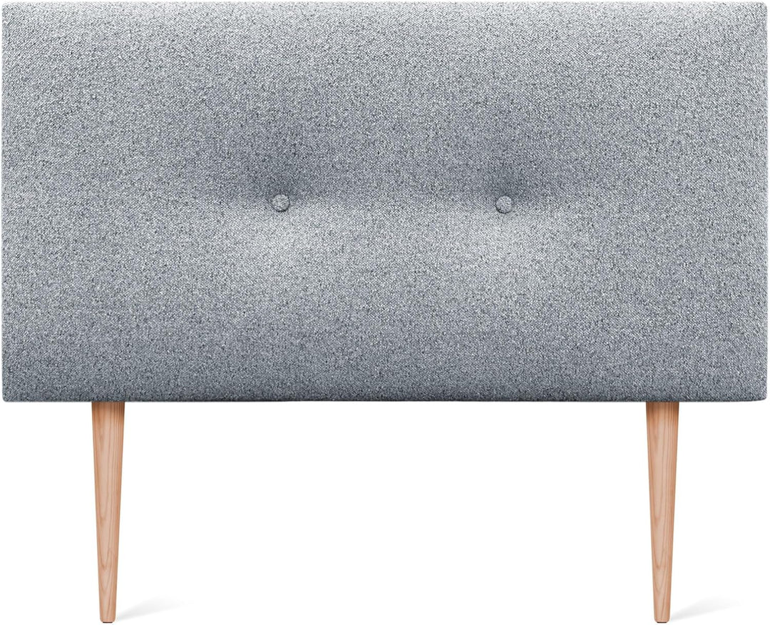 DHOME Kunstleder oder Acualine Stoff Kopfteil einfarbig mit Knöpfen gepolstert HIGH Range Luxus Bett