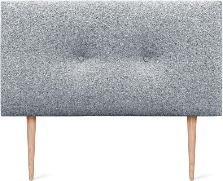 DHOME Kunstleder oder Acualine Stoff Kopfteil einfarbig mit Knöpfen gepolstert HIGH Range Luxus Bett