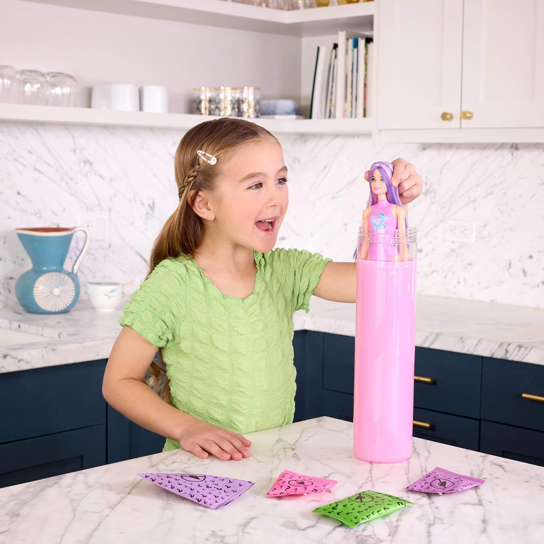 Barbie Color Reveal Puppe und Accessoires, Ballontier-Reihe, 6 Überraschungen einschliesslich Farbwe