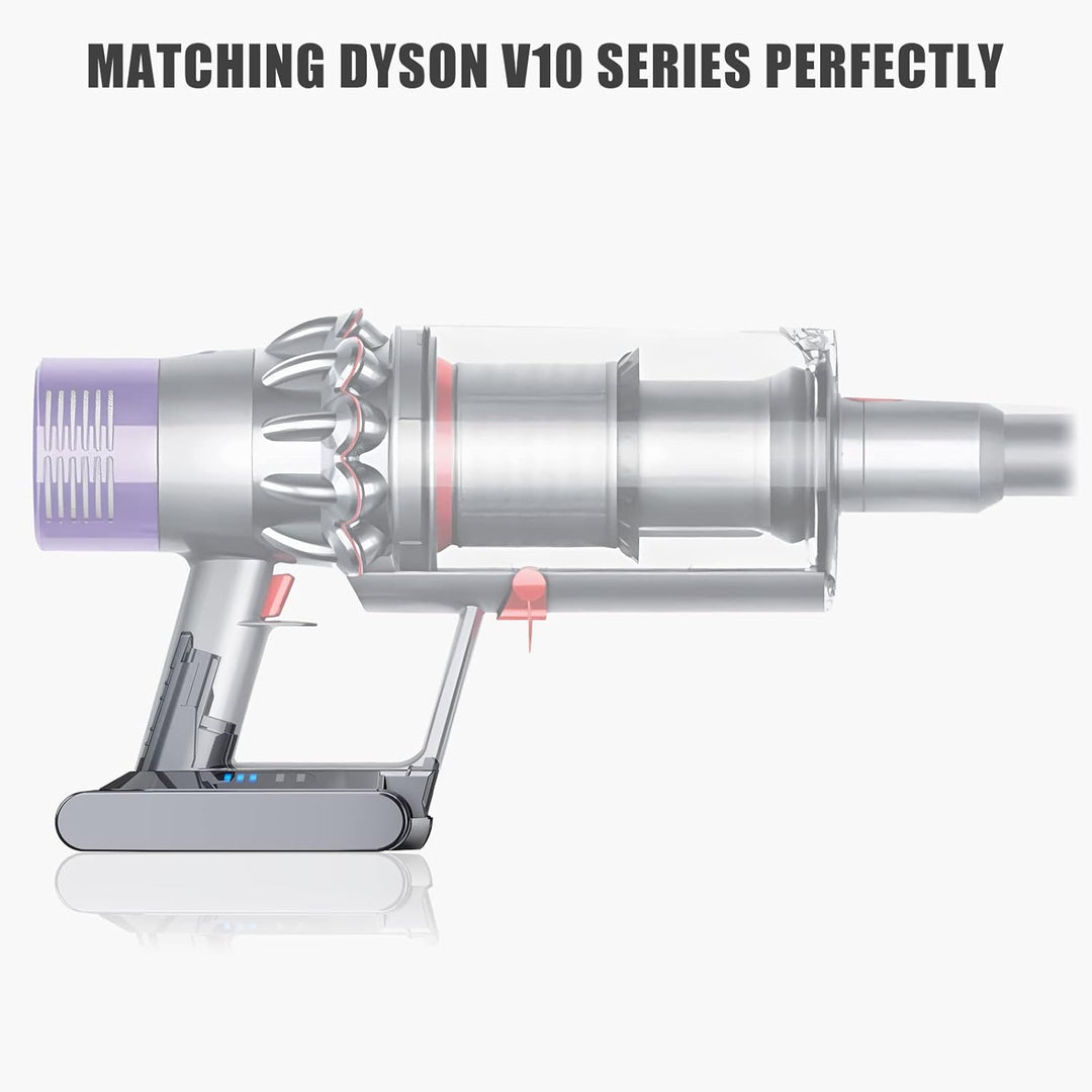 Vunzo 6000mAh Replacement Battery for Dyson Battery Compatible Dyson Animal Absolute Motörhead V10 F