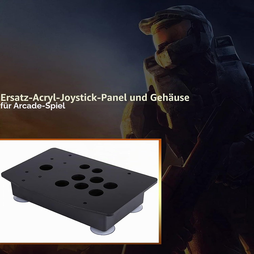 Acrylplatte und Gehäuse, DIY-Spiel, Ersatz für -Spielautomat, Tischspiele, Schwarz