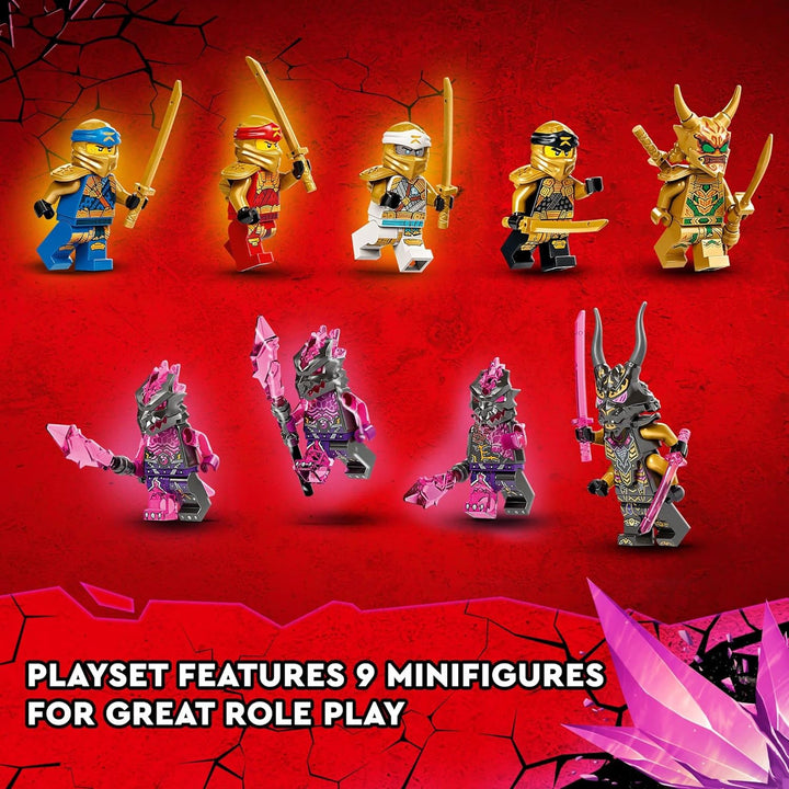 LEGO NINJAGO Lloyd's Golden Ultra Dragon 71774 Ninja Bauspielzeug-Set für Jungen, Mädchen und Kinder