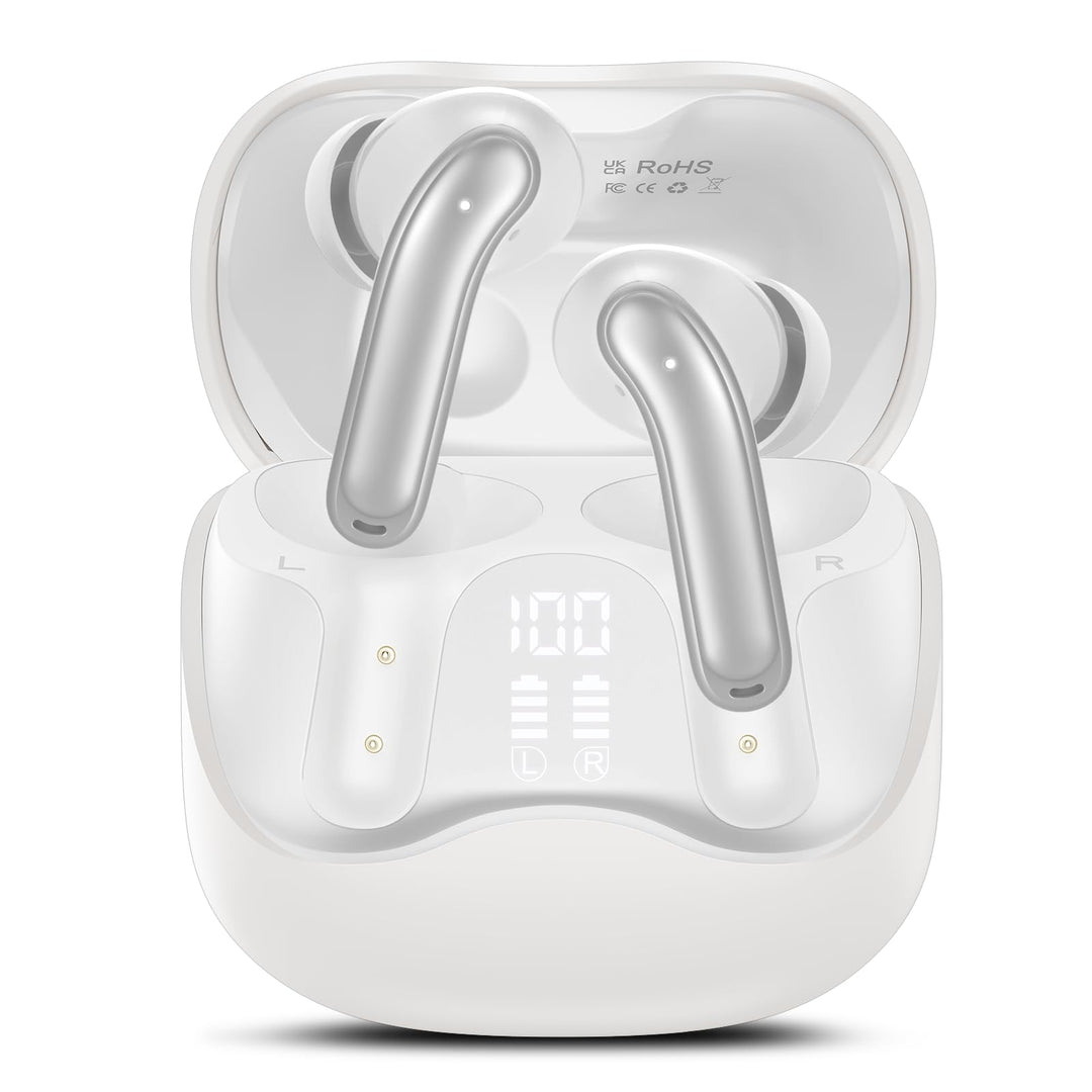 Bluetooth Kopfhörer mit Hybride Aktive Geräuschunterdrückung, In Ear Kopfhörer Kabellos Bluetooth 5.