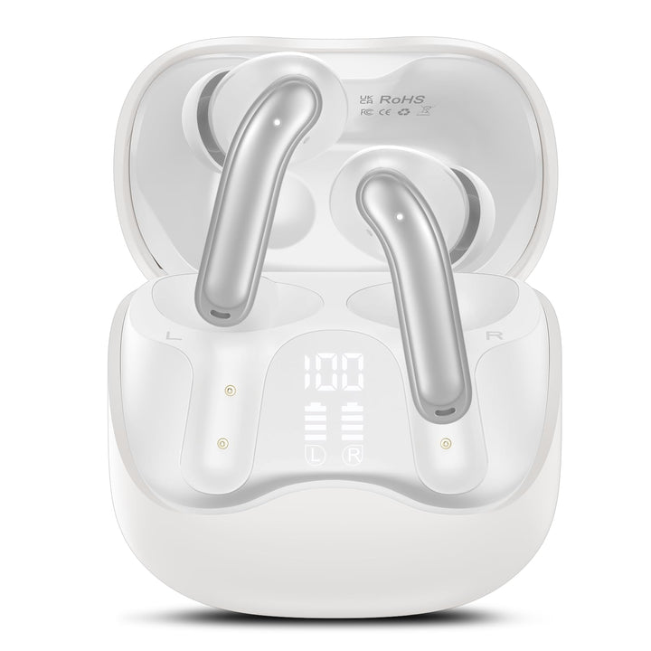 Bluetooth Kopfhörer mit Hybride Aktive Geräuschunterdrückung, In Ear Kopfhörer Kabellos Bluetooth 5.