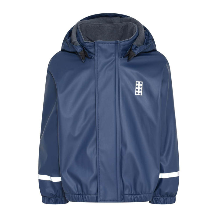 LEGO Unisex Baby Lwjunin-Gefüttert Regenjacke 98 Dunkle Navy, 98 Dunkle Navy