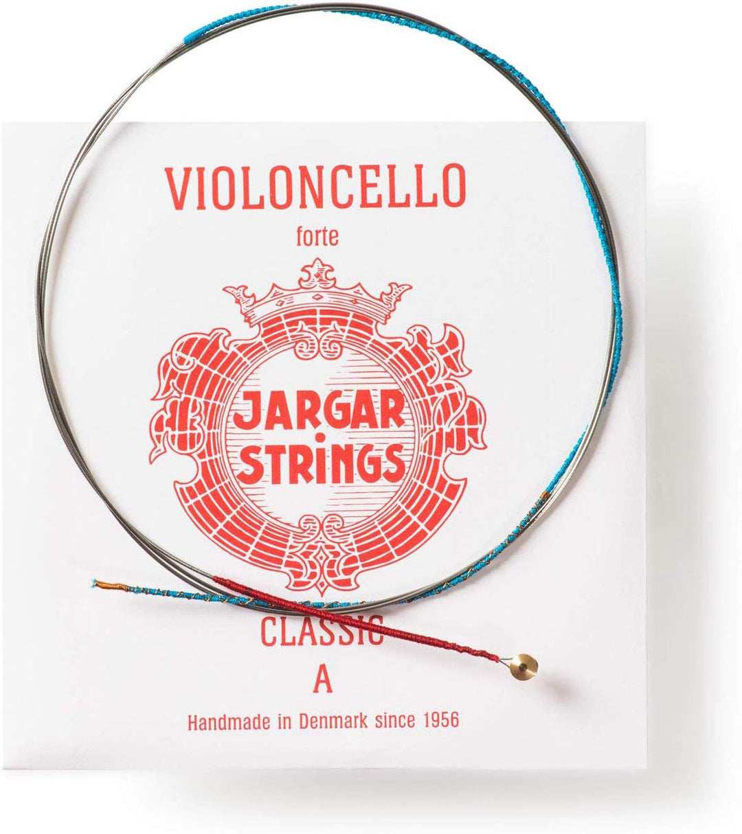JARGAR Ce-ACF Cello Classic A-Saite, forte (0,76mm) für Cello Forte / Heavy Rot // Red, Forte / Heav
