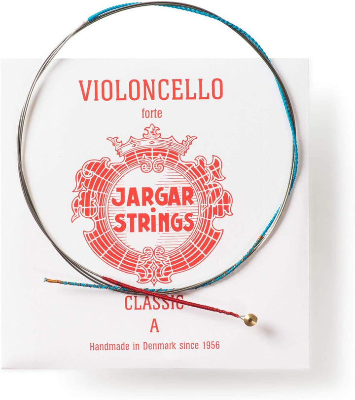 JARGAR Ce-ACF Cello Classic A-Saite, forte (0,76mm) für Cello Forte / Heavy Rot // Red, Forte / Heav