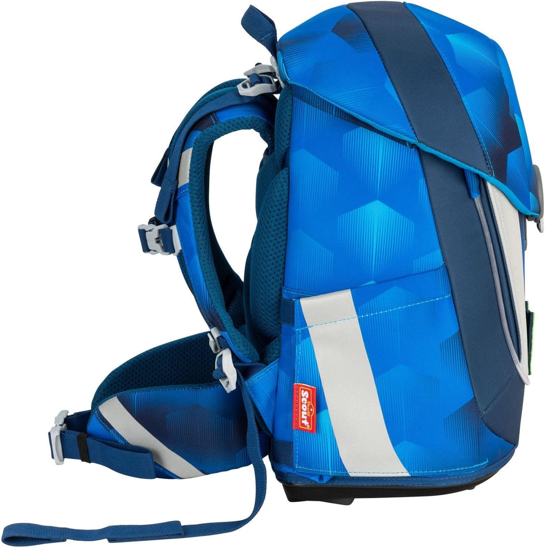 Scout Sunny II Schulranzen-Set 5-tlg. Exklusiv Safety Light Funny Freaks 2023