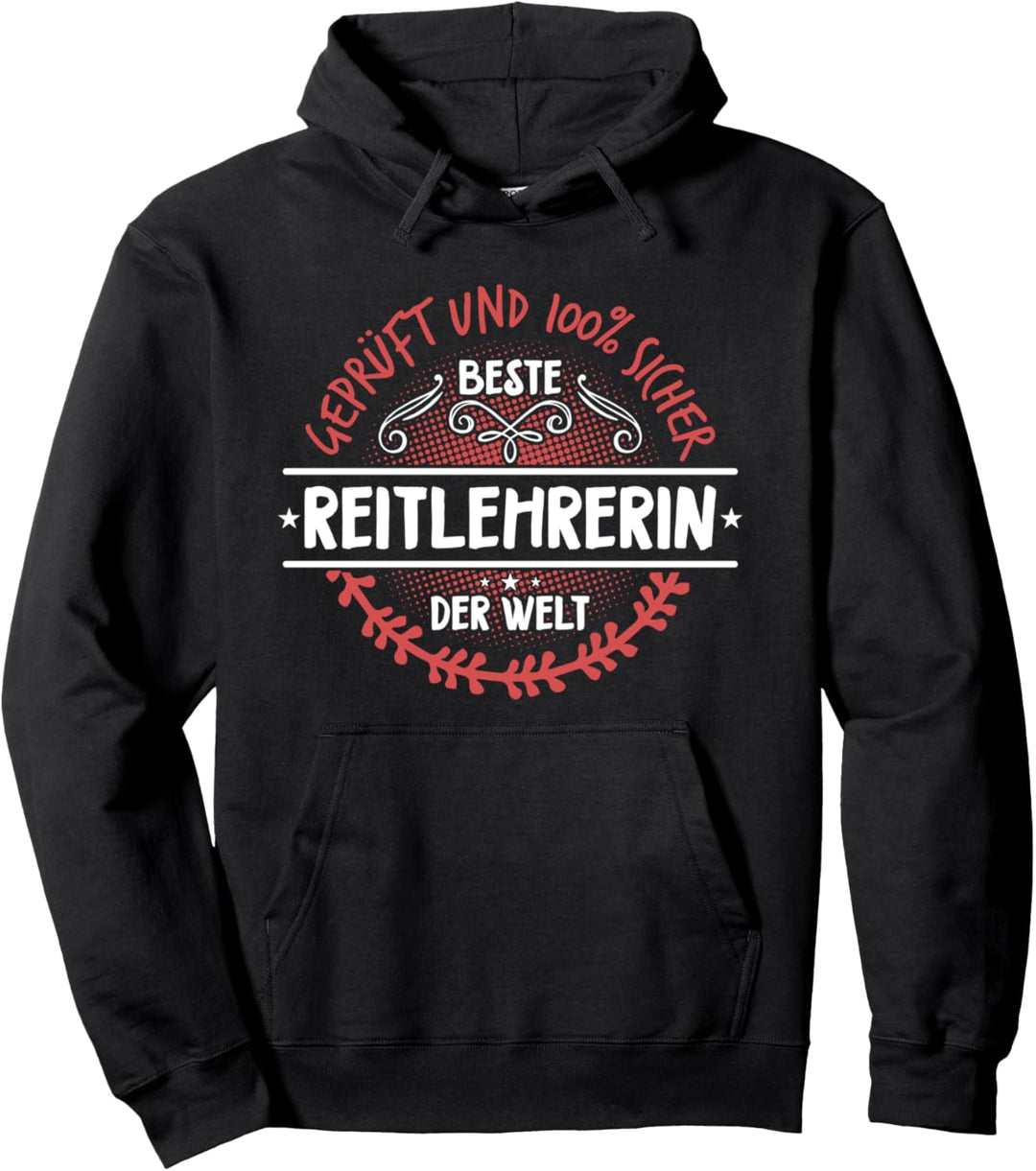 Geschenk Reitlehrerin Lustiges Reitschule Reiterin Pferd Pullover Hoodie
