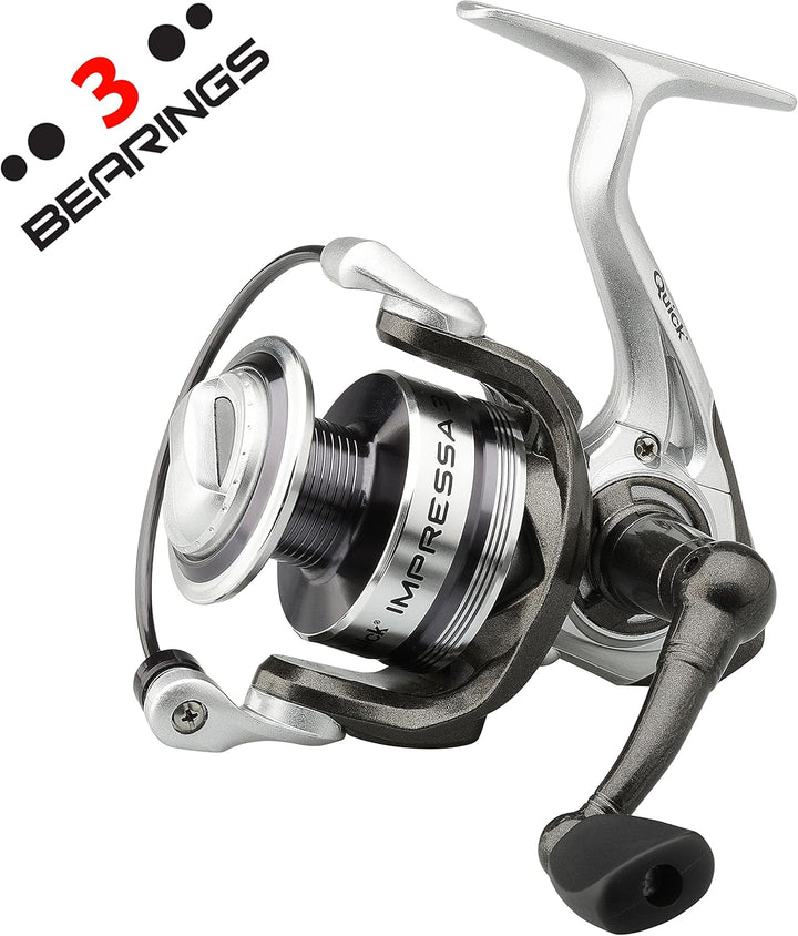 Fischzeux Angelset Forelle komplett – Mini Spin Profi Reiseruten-Set 2,10 m