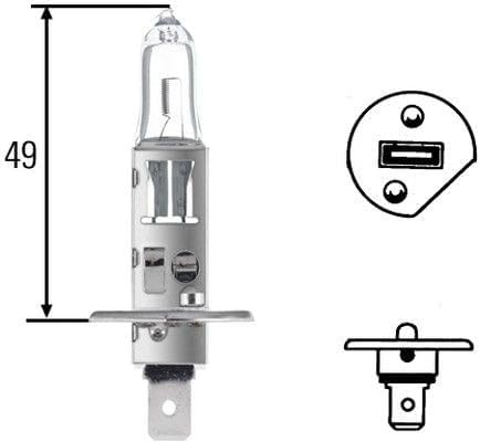 HELLA - Halogen-Fernscheinwerfer - Rallye 4000 Metal - 12V - rund - geschraubt - Flutlicht-Streusche