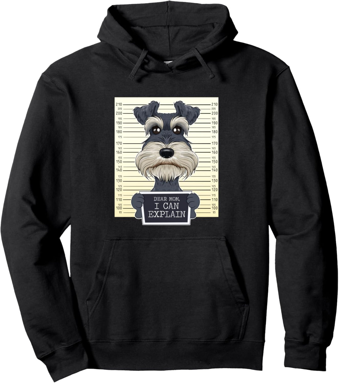 Zwergschnauzer Mama I Hundemama I Zwergschnauzer Pullover Hoodie