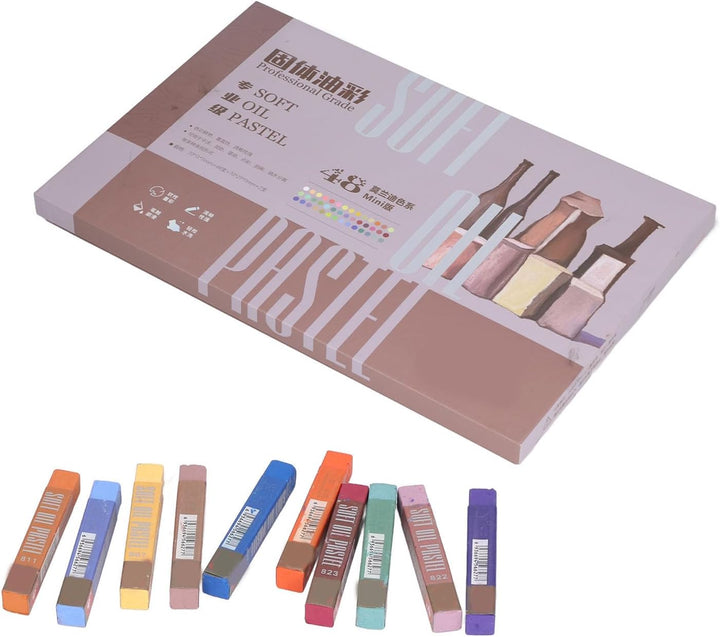 Qcwwy Zeichnen Pastelle Öl Pastelle Vivid Soft Pastelle Pastell Sticks DIY Malen Zubehör für Graffit