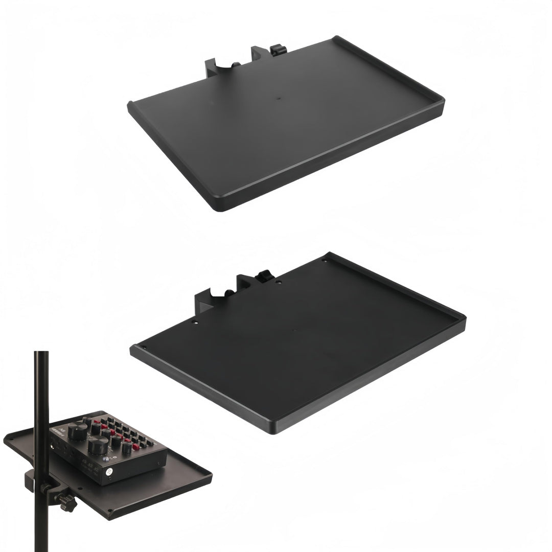 2 Stück Mikrofonständer, Notenständer, Regal, Mikrofonhalterung, Mikrofonständer, Tablett, Halterung