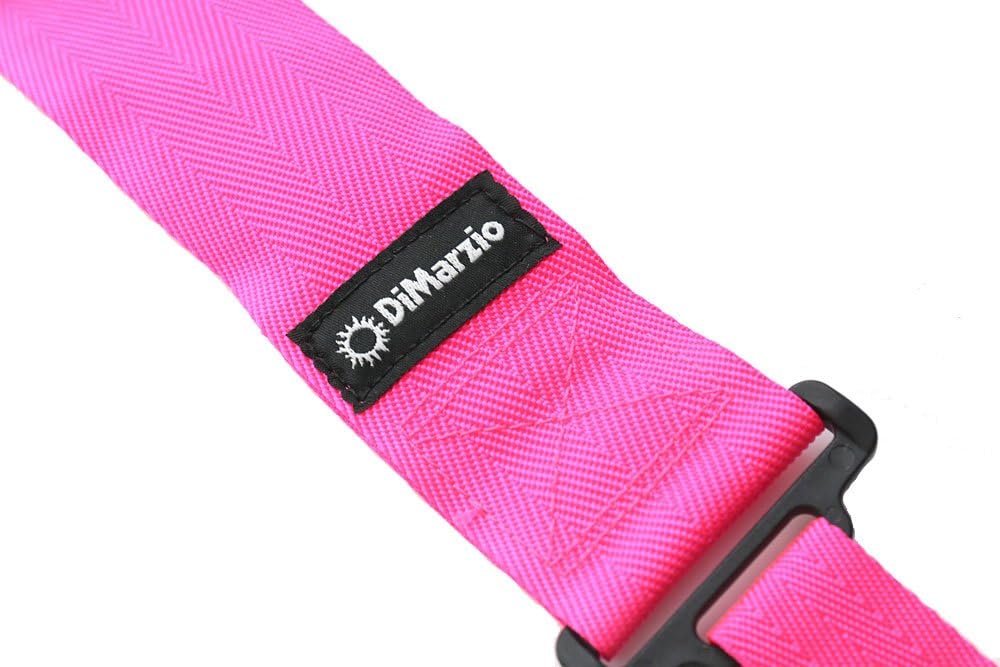 DiMarzio Cliplock Gitarrengurt Rosa 2 Zoll, Rosa 2 Zoll