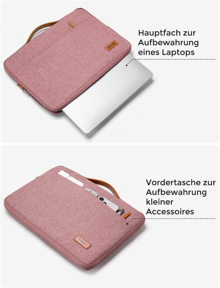 DOMISO Tasche Hülle für 14 Zoll Notebook Laptop Sleeve Case Wasserdicht Laptophülle Schutzhülle für
