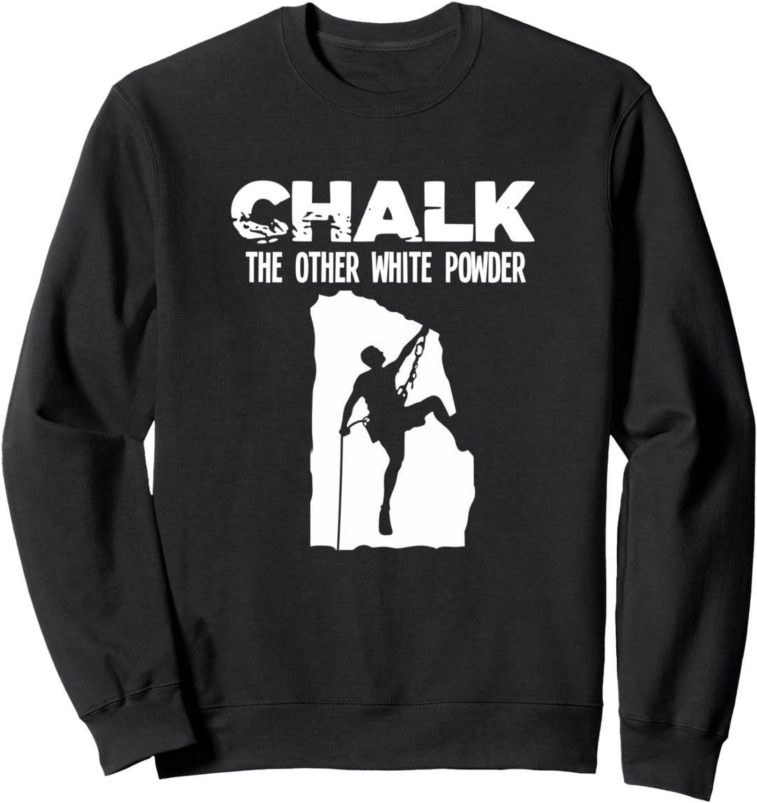 Klettern Kreide der andere weisse Puder Sweatshirt