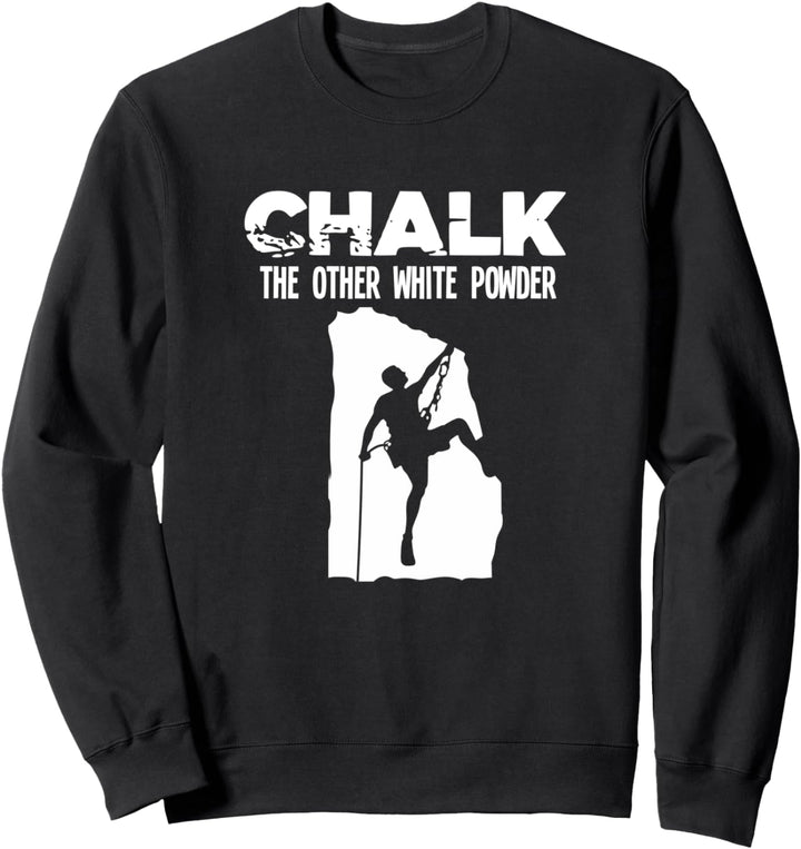 Klettern Kreide der andere weisse Puder Sweatshirt