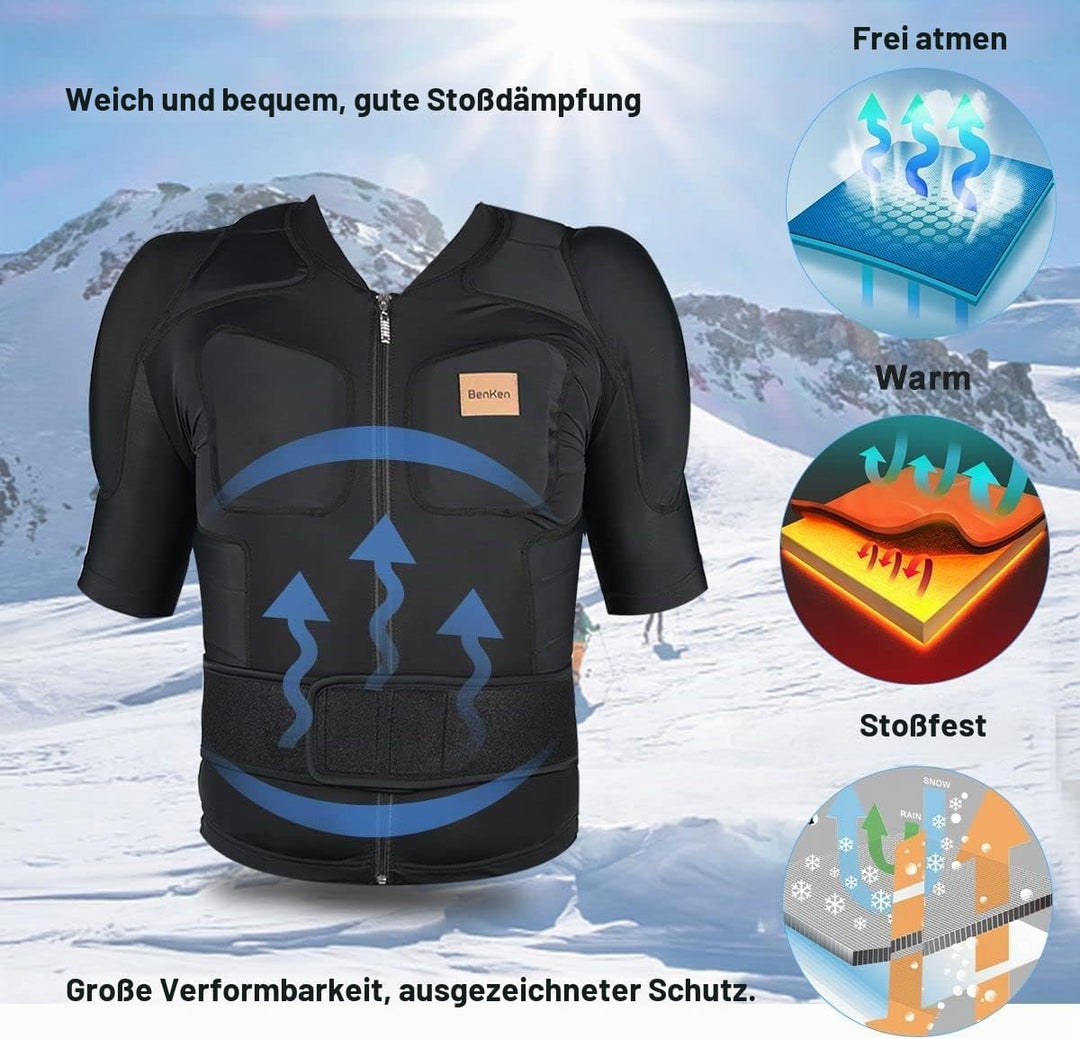 BenKen Ultra Leichter Schutzausrüstung Ski Körper Panzer Rücken Protektor, Aussen- Sports Antikollis